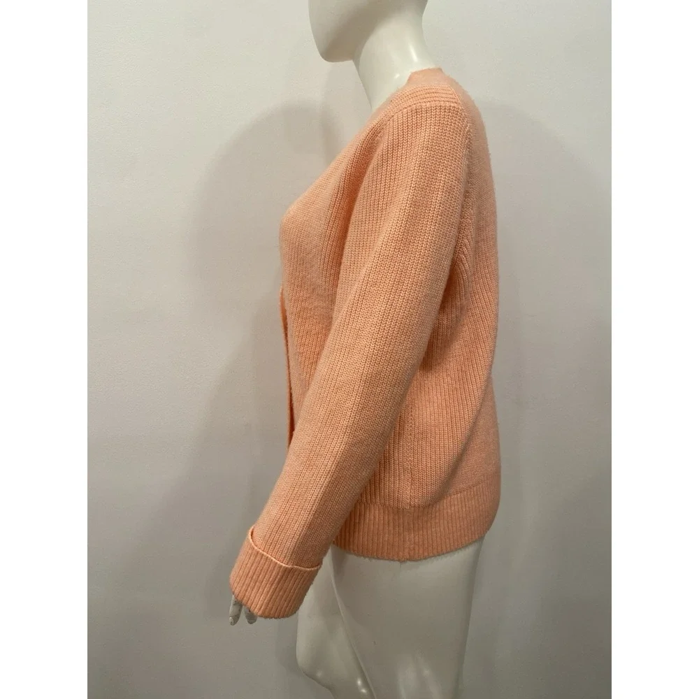 Talbots Plus Cardigan Button Front Sweater Peach Size 2X Librarian Sweater